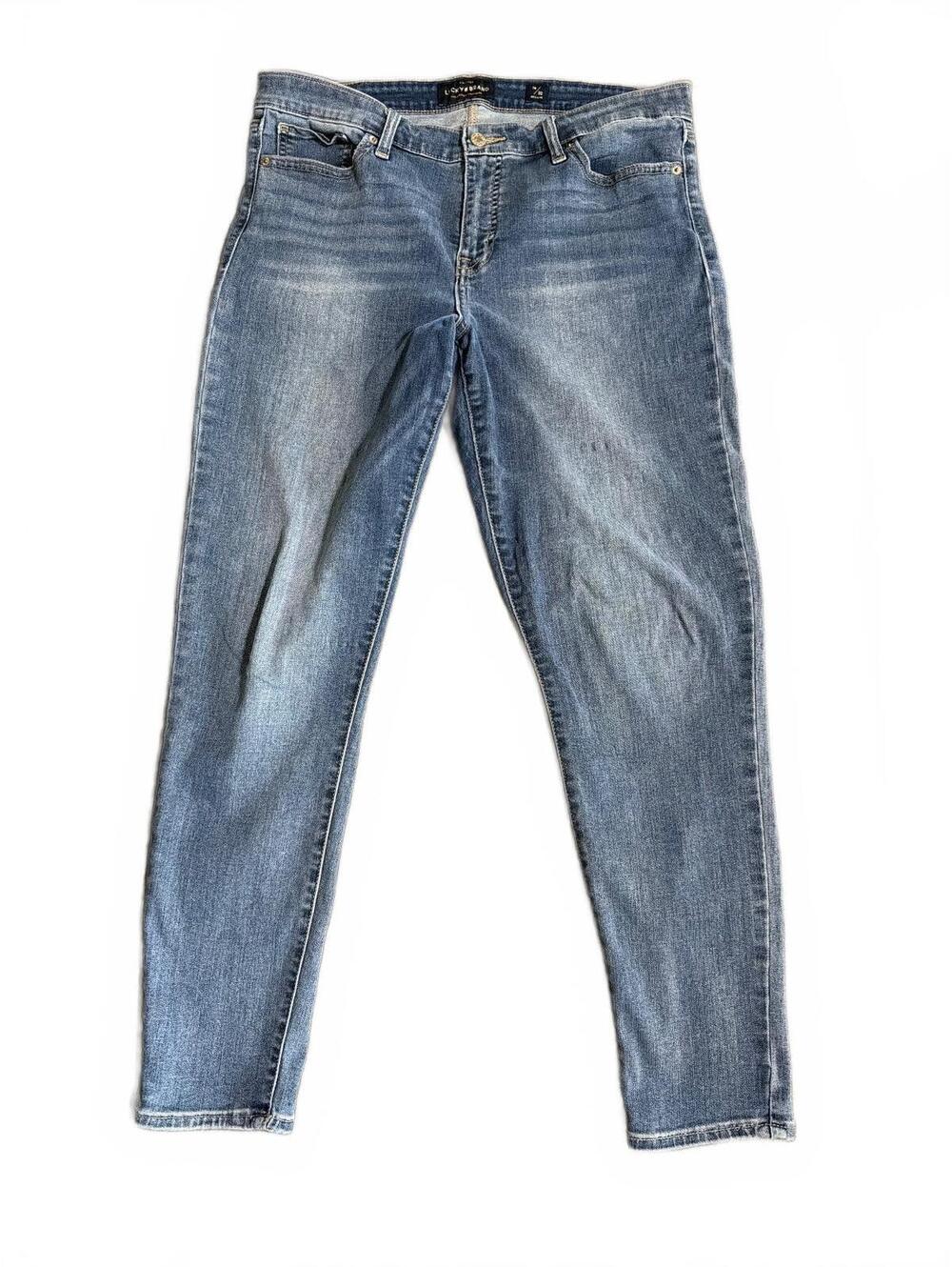 Lucky Brand Women’s Ava Skinny Jeans Size 14/32 Light Blue Denim
